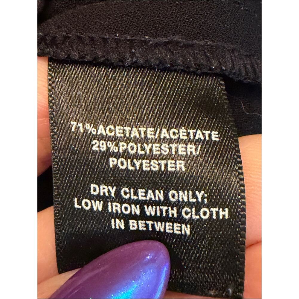 Lafayette 148 New York Bleecker Slim Fit Black Dress Pants Size 6 EUC - Picture 8 of 8